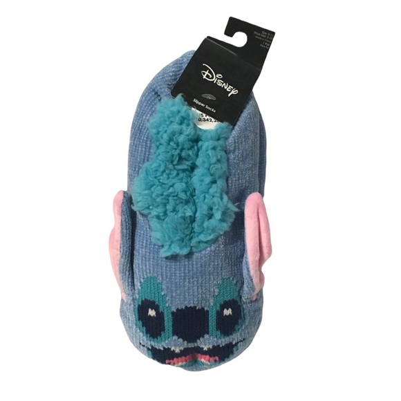 Disney Shoes - Disney Stitch Slippers Plush Sock Chenille Slip On House Shoes Size 5-10 Ohana